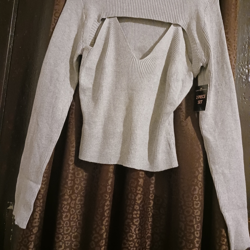 2 piece sweater